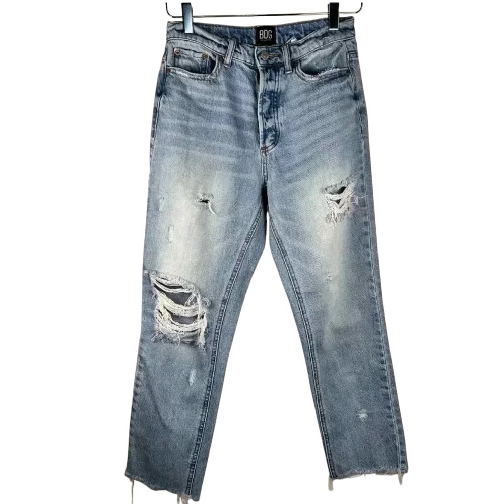 BDG Size 25 Jeans Distressed Denim Blue Casual Festival